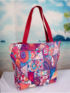 Waterproof Abstract Pattern Tote Bag